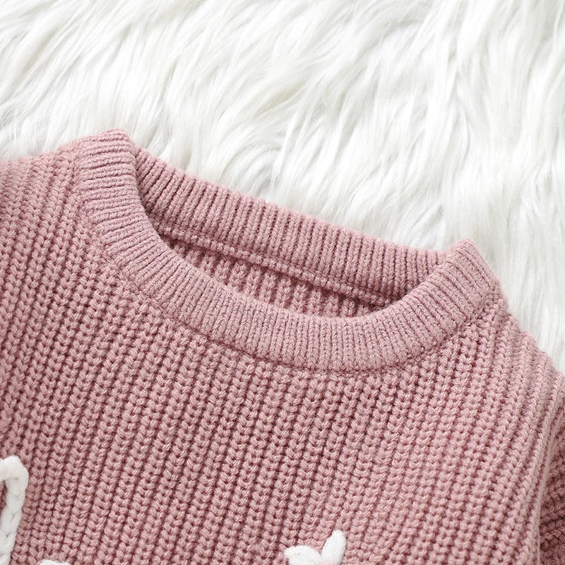 Pink “Love” Knit Jumper