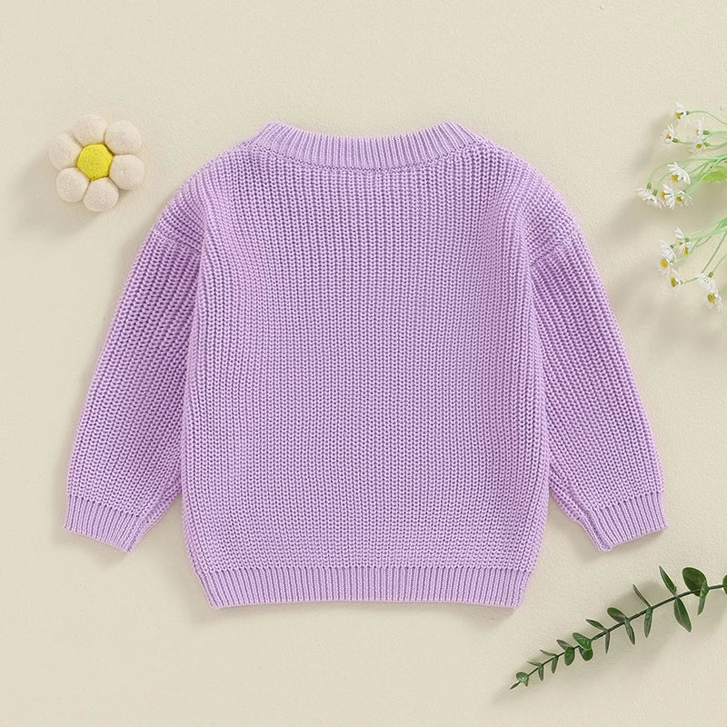 Big Sister Floral Knit Jumper