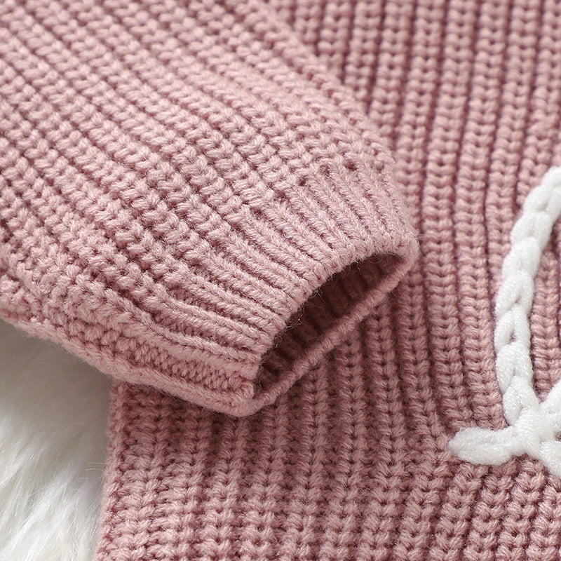 Pink “Love” Knit Jumper