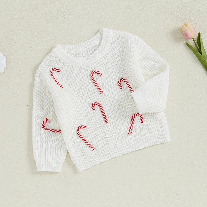 Christmas Candy Cane Knit Jumper