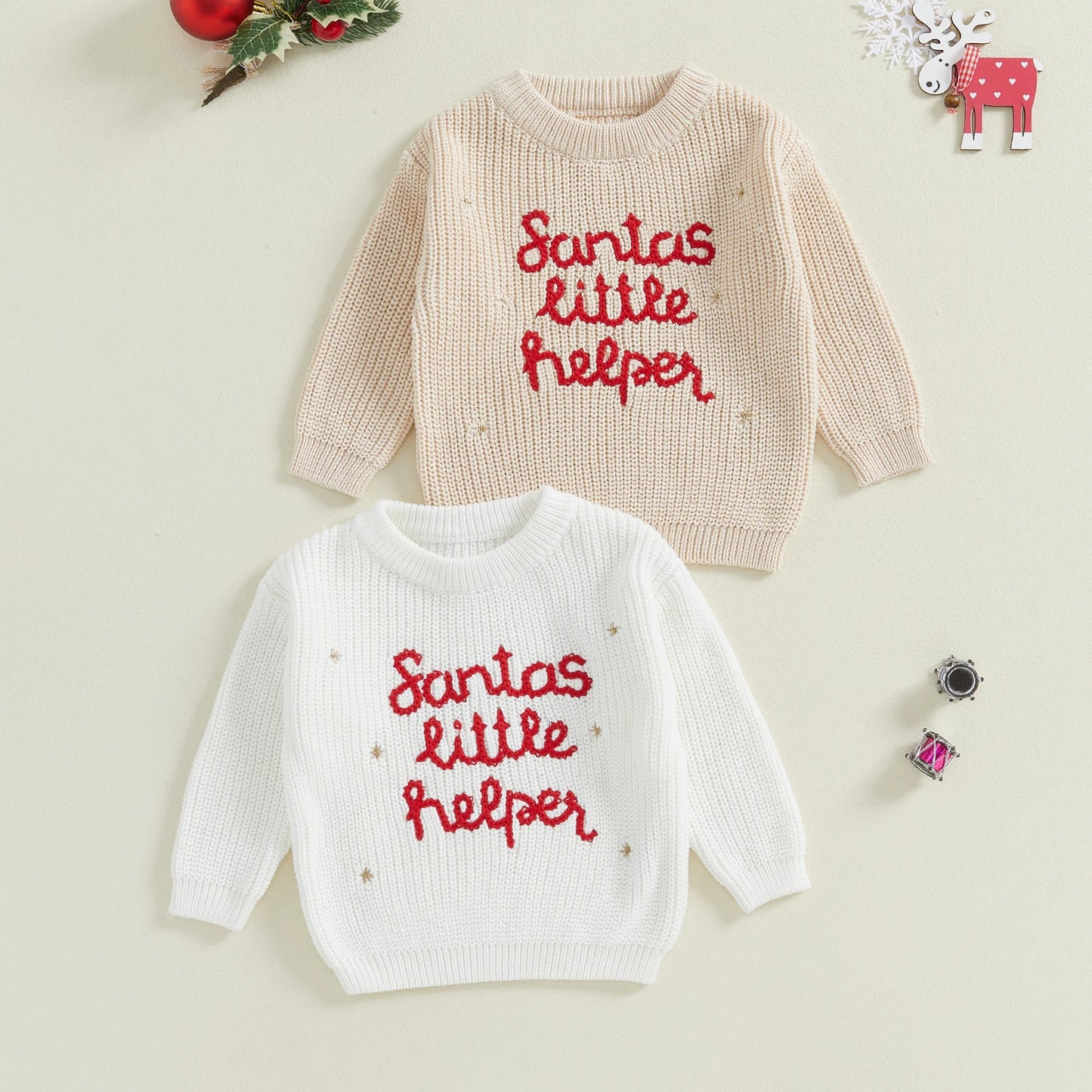 Santa's Little Helper Knitted Jumper