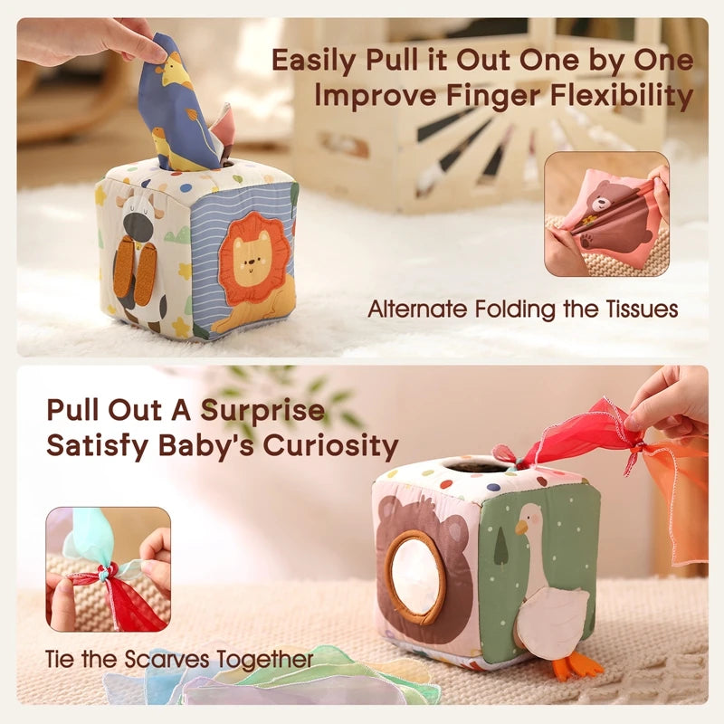 Montessori Magic Sensory Tissue Box